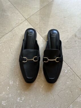 Black Mule Loafers